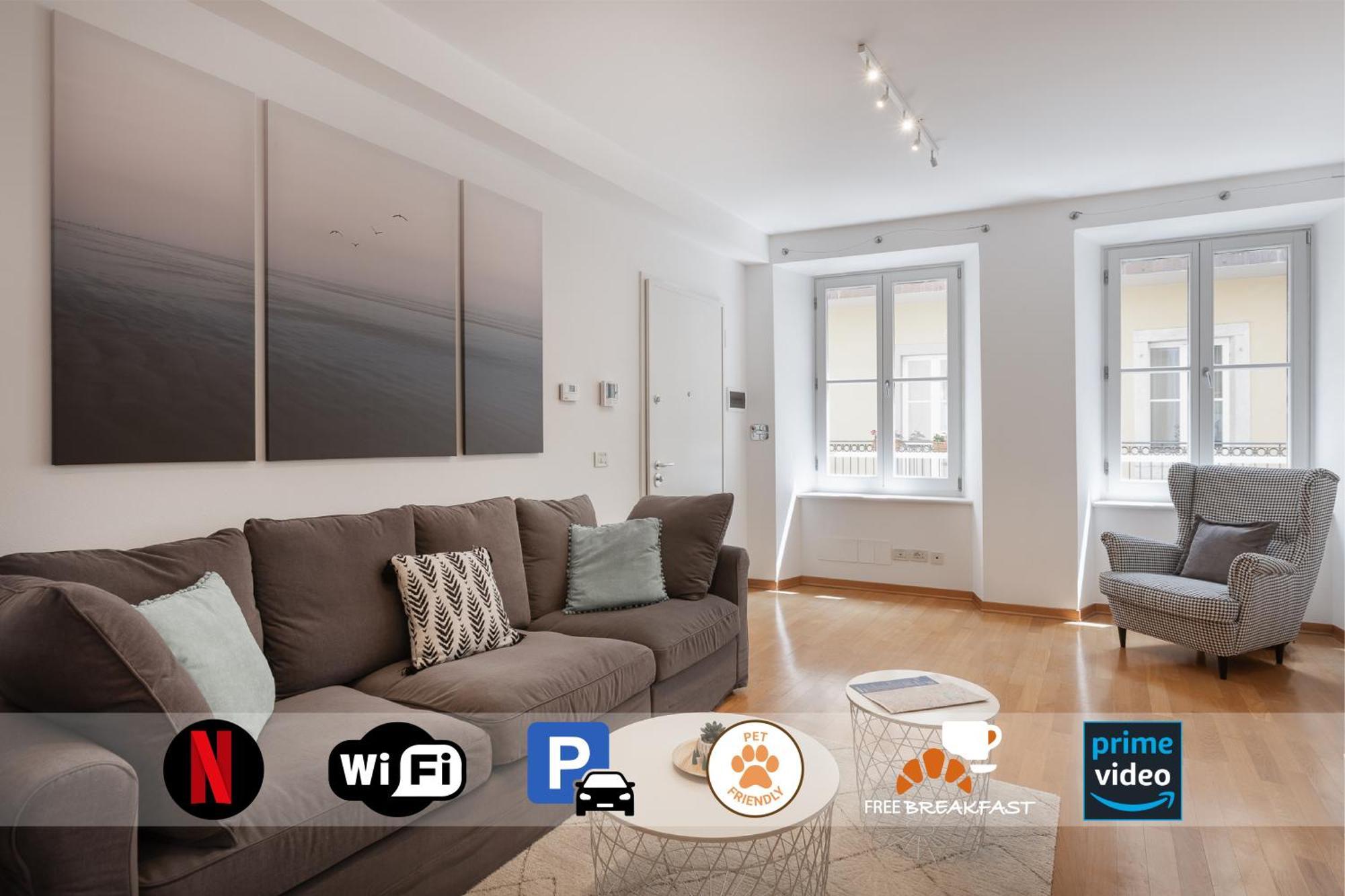 Suite Saba, Stile E Parcheggio In Centro A ترييستي المظهر الخارجي الصورة